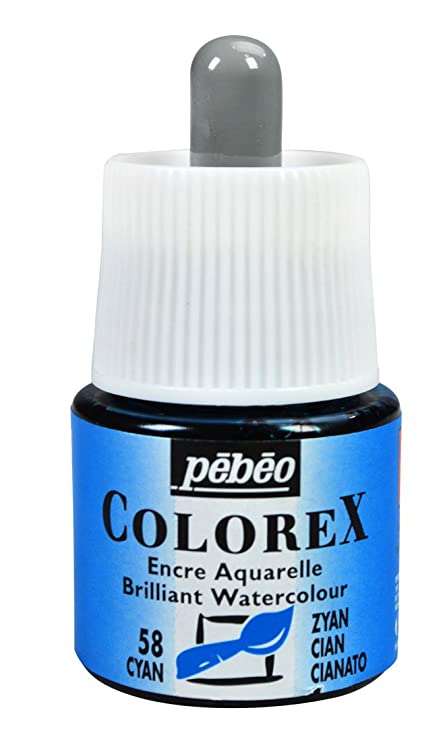 

Акварельные чернила PEBEO Colorex 45 мл циан 341-058 PEBEO 341-058, Синий, Colorex