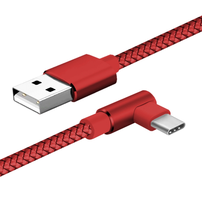 Кабель Jet.A JA-DC35 USB2.0/USB Type C 1m Red
