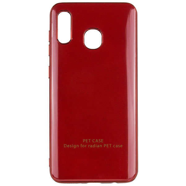 фото Чехол glossy logo для samsung galaxy a20 / a30 red epik