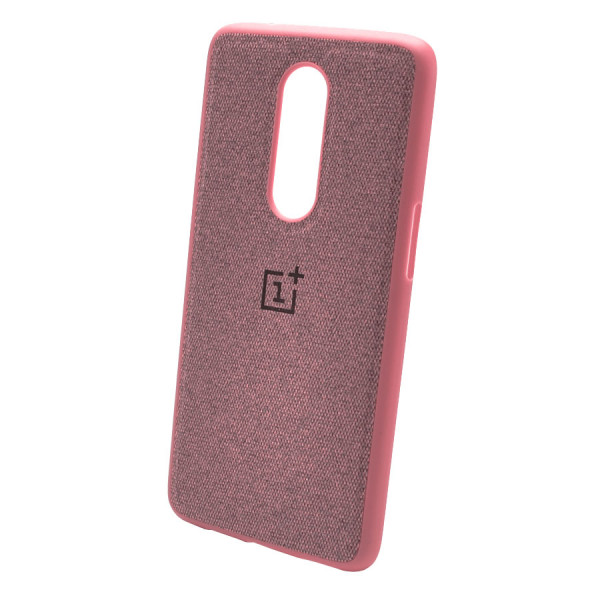 фото Чехол fiber logo для oneplus 6 maroon epik