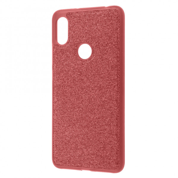 фото Чехол fiber logo для xiaomi mi 8 red epik