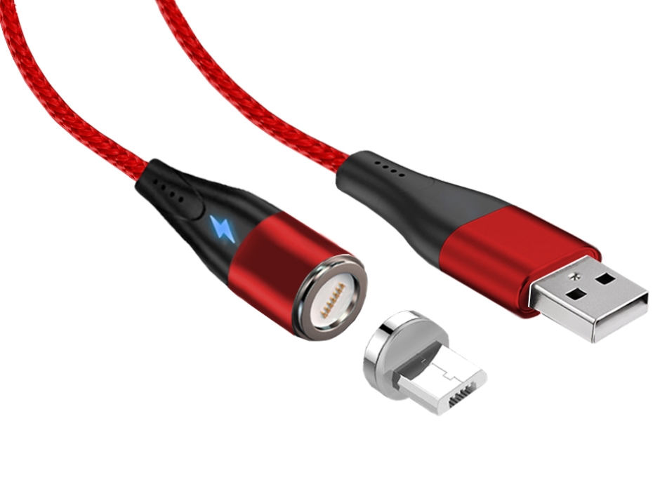 Кабель Jet.A JA-DC28 USB2.0/microUSB 1m Red