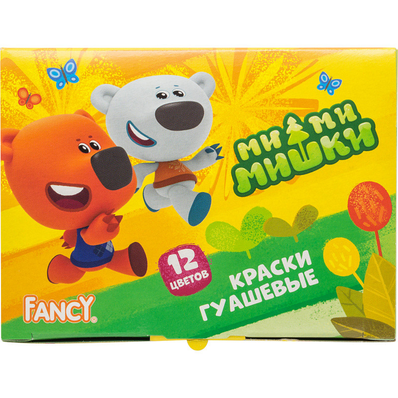 Гуашь Fancy , 12 цветов по 10 мл Action! FGP-12-E/R