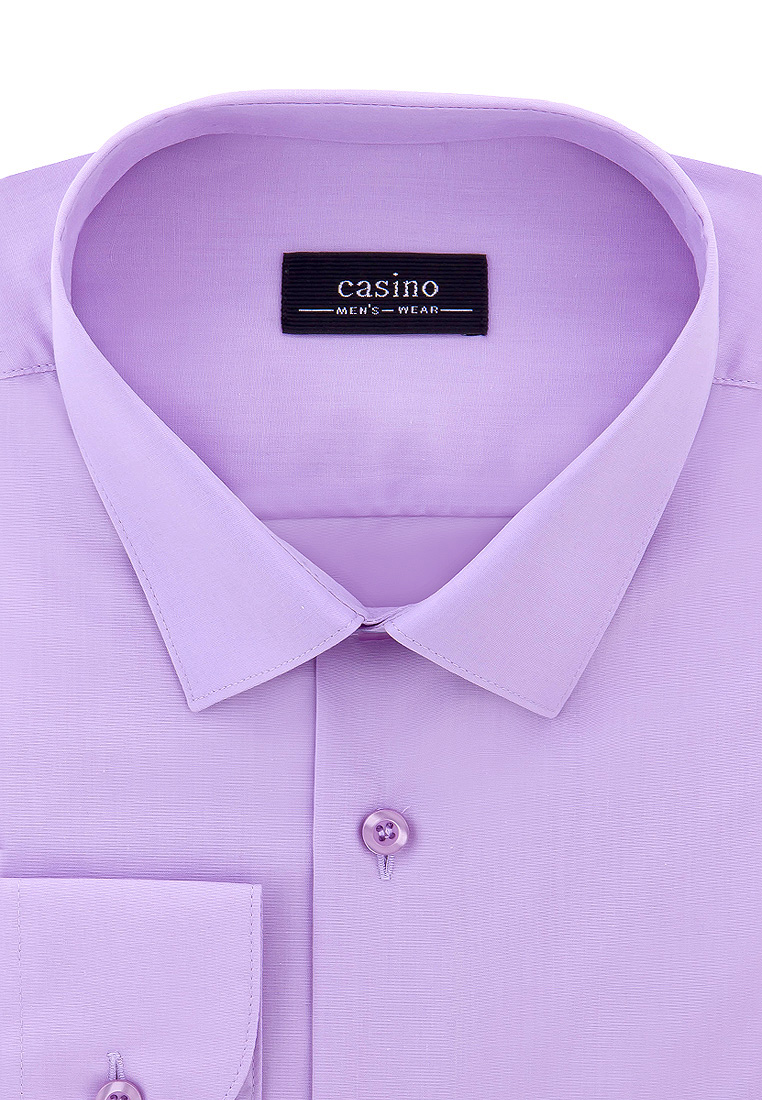 Рубашка мужская CASINO c730/157/pur/Z фиолетовая 43