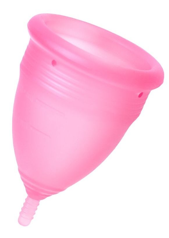 Розовая менструальная чаша - размер L менструальная чаша merula розовая xl