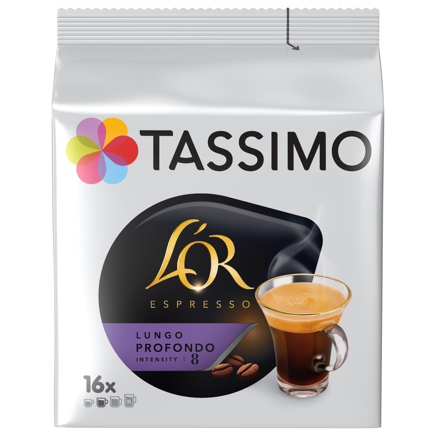 фото Кофе tassimo l'or espresso lungo profondo в капсулах 16 шт
