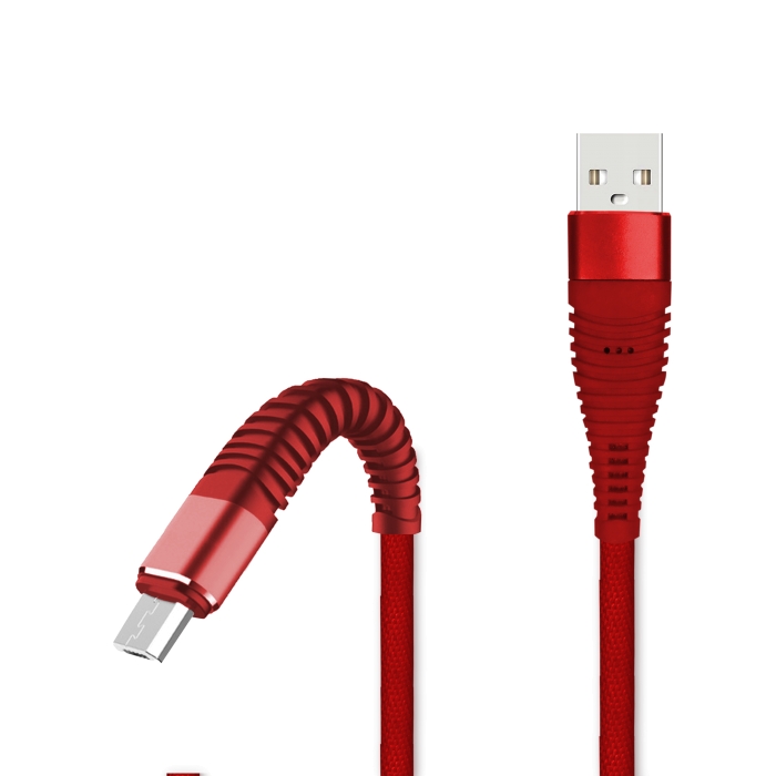 Кабель Jet.A JA-DC27 USB2.0/micro USB 1m Red