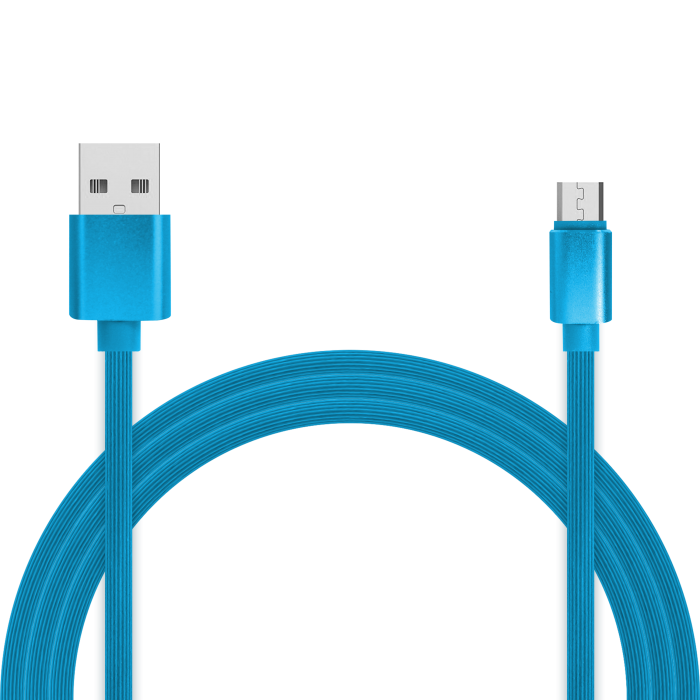 Кабель Jet.A JA-DC24 USB2.0/micro USB 1m Blue