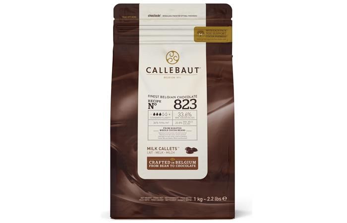 Шоколад молочный Callebaut 33.6% какао (823-RT-U68) 1 кг