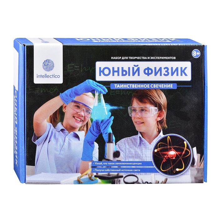 

Набор для экспериментов Intellectico Юный физик Таинственное свечение, 203