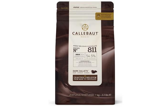 фото Шоколад темный callebaut 54.5% какао (811-2b-u73) 1 кг