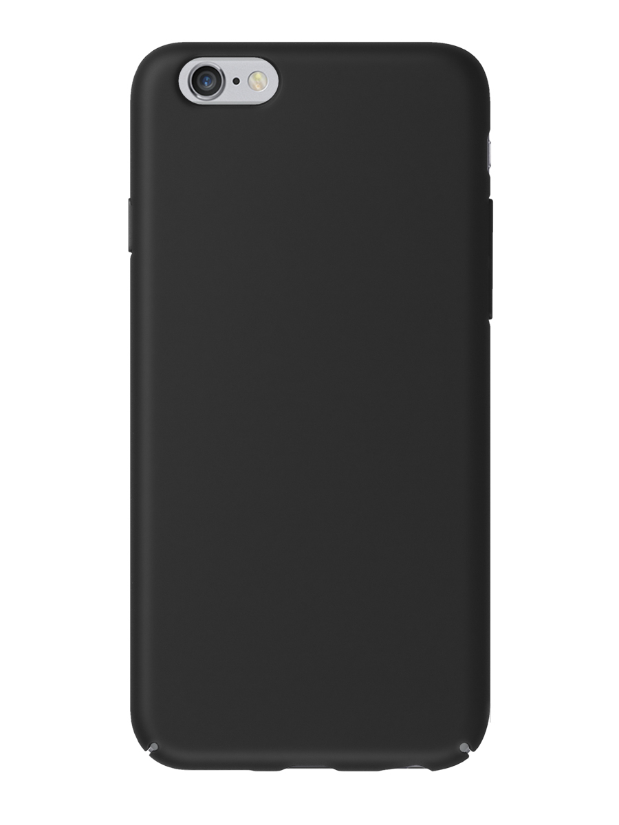 Чехол iPhone 6/6S, NN, PC, Soft touch, Black, Four sides
