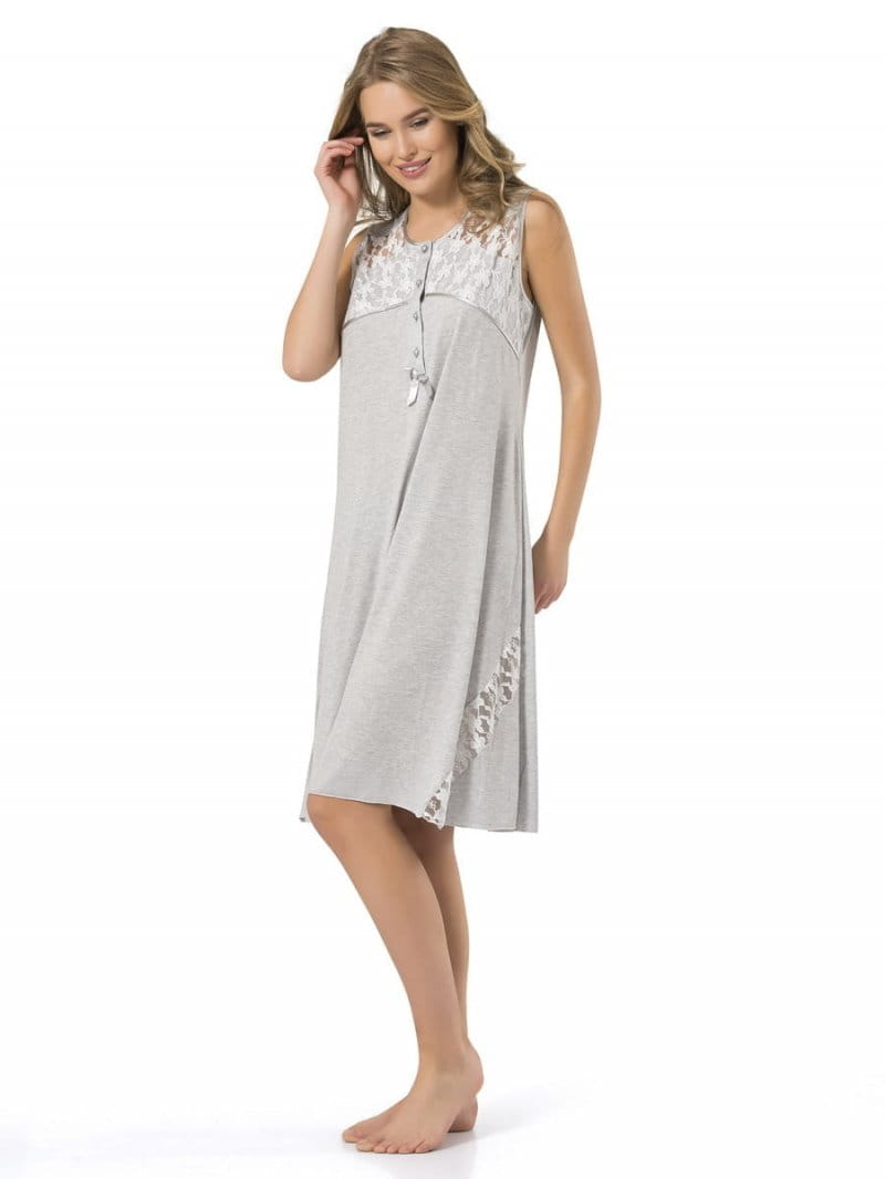 

Ночная сорочка женская Turen 3124 серая XL, Серый, 3124
