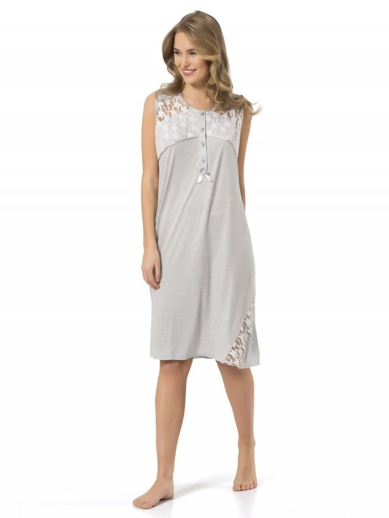

Ночная сорочка женская Turen 3124 серая 3XL, Серый, 3124