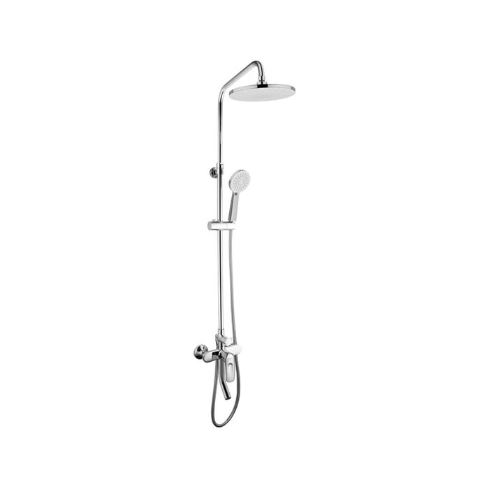 Смеситель для ванны с верхним душем IDDIS Male MALSB3Fi06 душевой гарнитур milardo shower set 3503f60m16 с лейкой d 80 мм со стойкой 600 мм с мыльницей