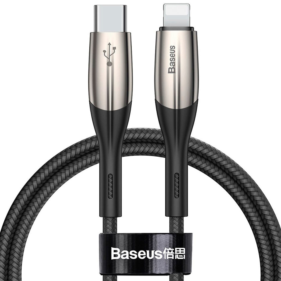 

Кабель Baseus Horizontal Data Cable PD 18W 1м Black, Horizontal Data Cable PD 18W