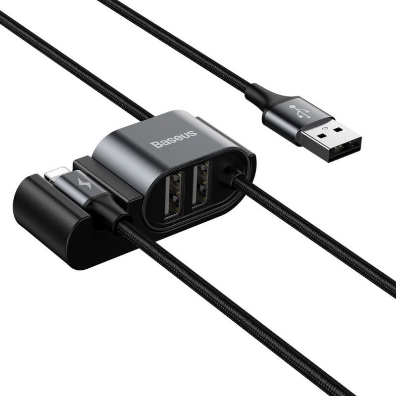 фото Кабель baseus special data cable for backseat 1,5м black