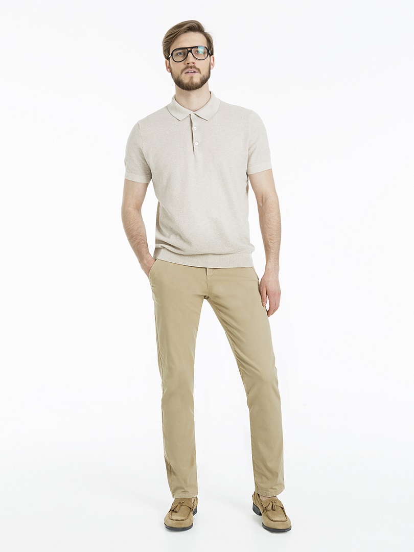 фото Брюки мужские velocity чинос бежевые 33/34