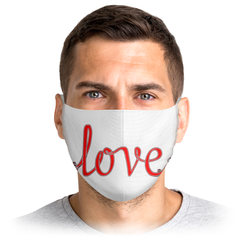 

Многоразовая маска Printio Love - в винтажном стиле белая M, Love - в винтажном стиле