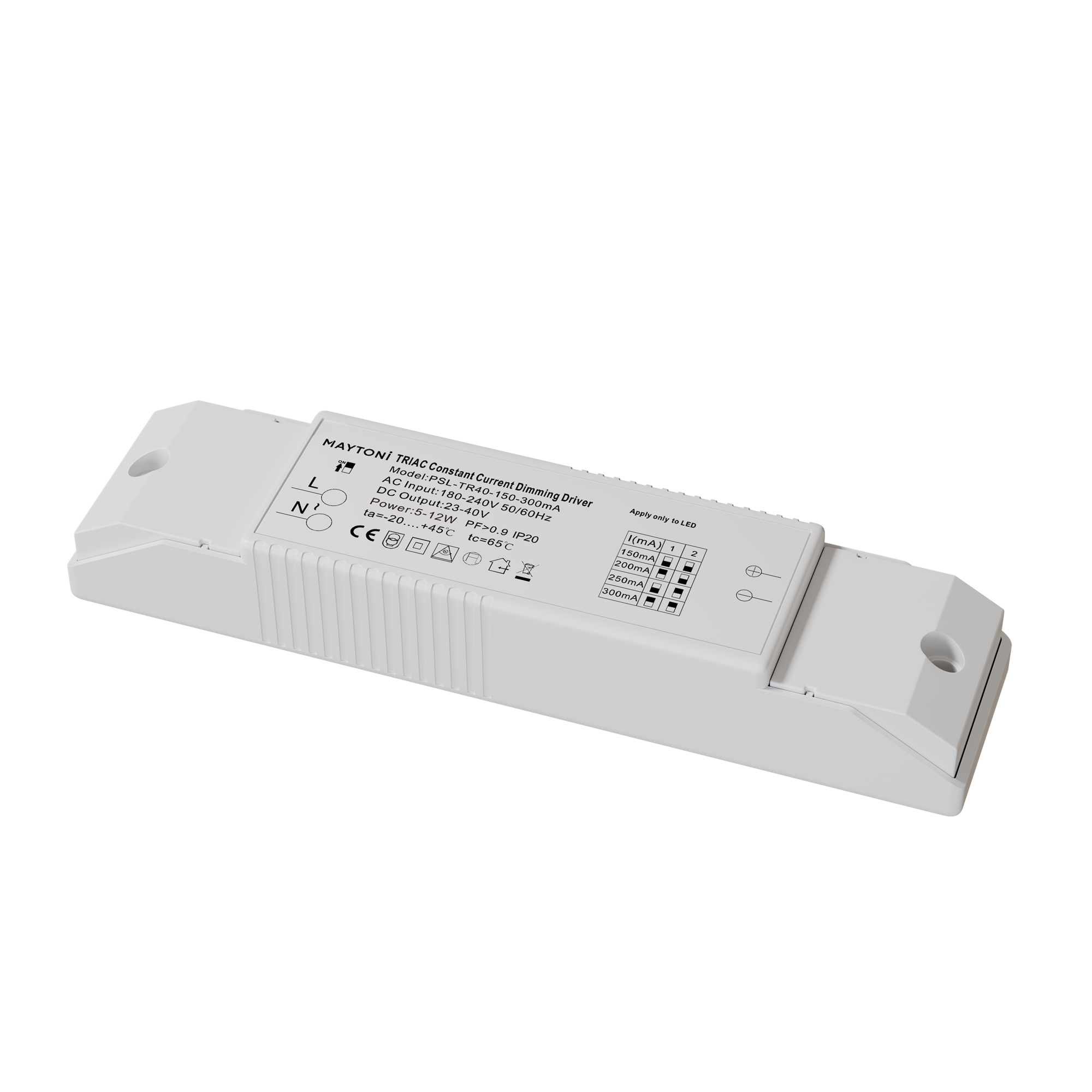 

Аксессуар Technical PSL-TR40-150-300mA, Белый, Maytoni Technical