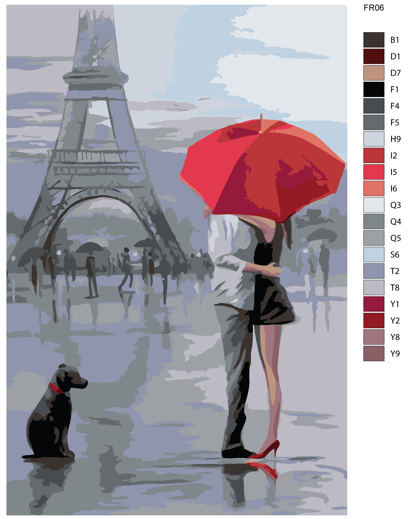 

Картина по номерам, Живопись по номерам, 60 x 90, FR06, FR06