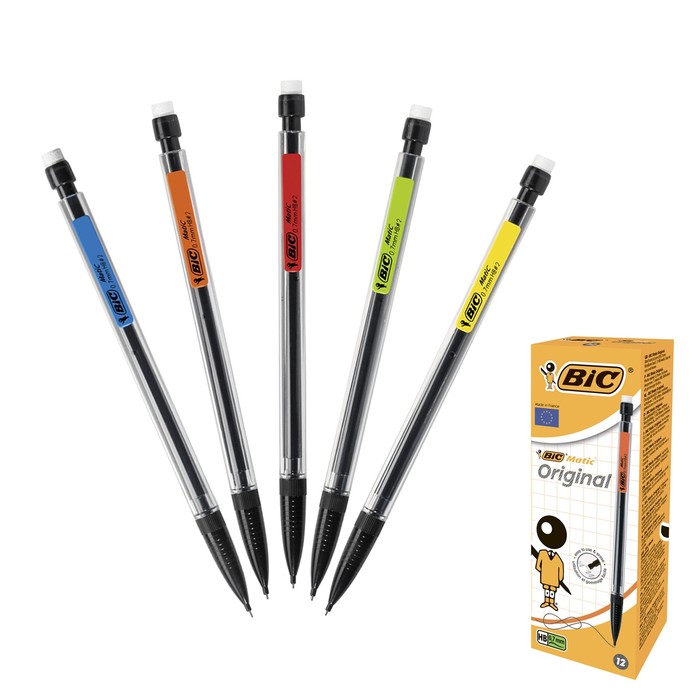 

Карандаш механический BIC Matic, НВ, 0.7мм, МИКС