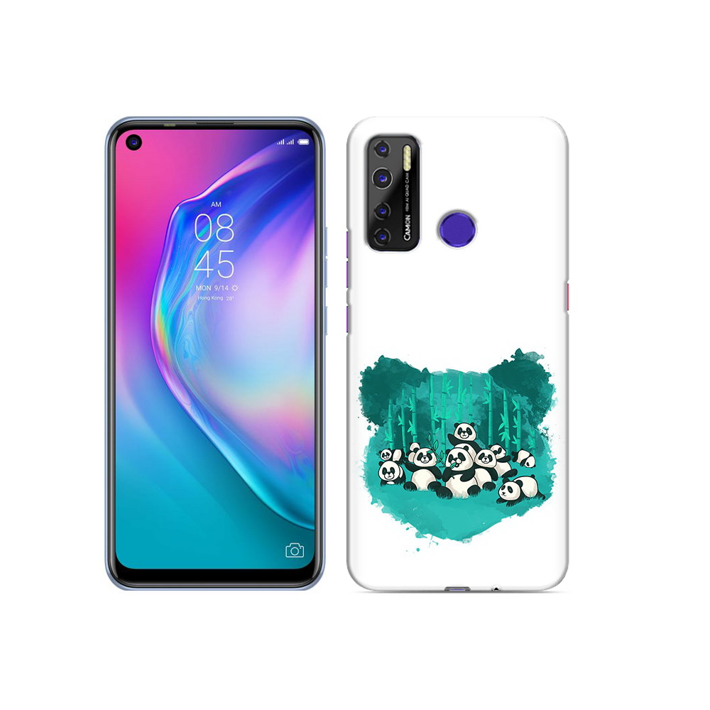

Чехол MyPads Tocco для Tecno Camon 15 нарисованные панды, Прозрачный, Tocco