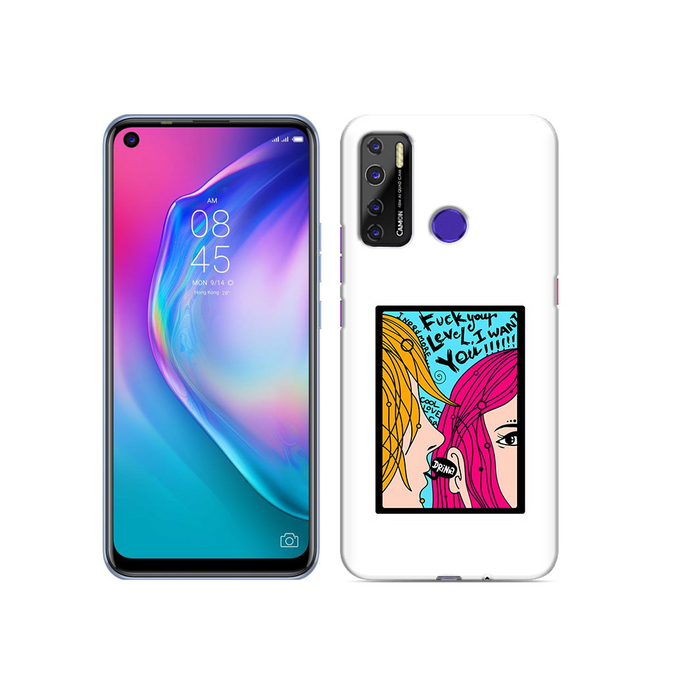 

Чехол MyPads Tocco для Tecno Camon 15 Выпьем, Прозрачный, Tocco