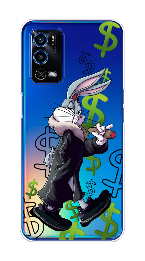 

Чехол на Oppo A55 4G "Rich Bugs Bunny", Зеленый;черный;голубой, 259150-6