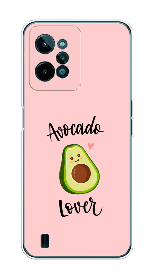 

Чехол на Realme C31 "Avocado lover", Розовый;зеленый, 259350-6