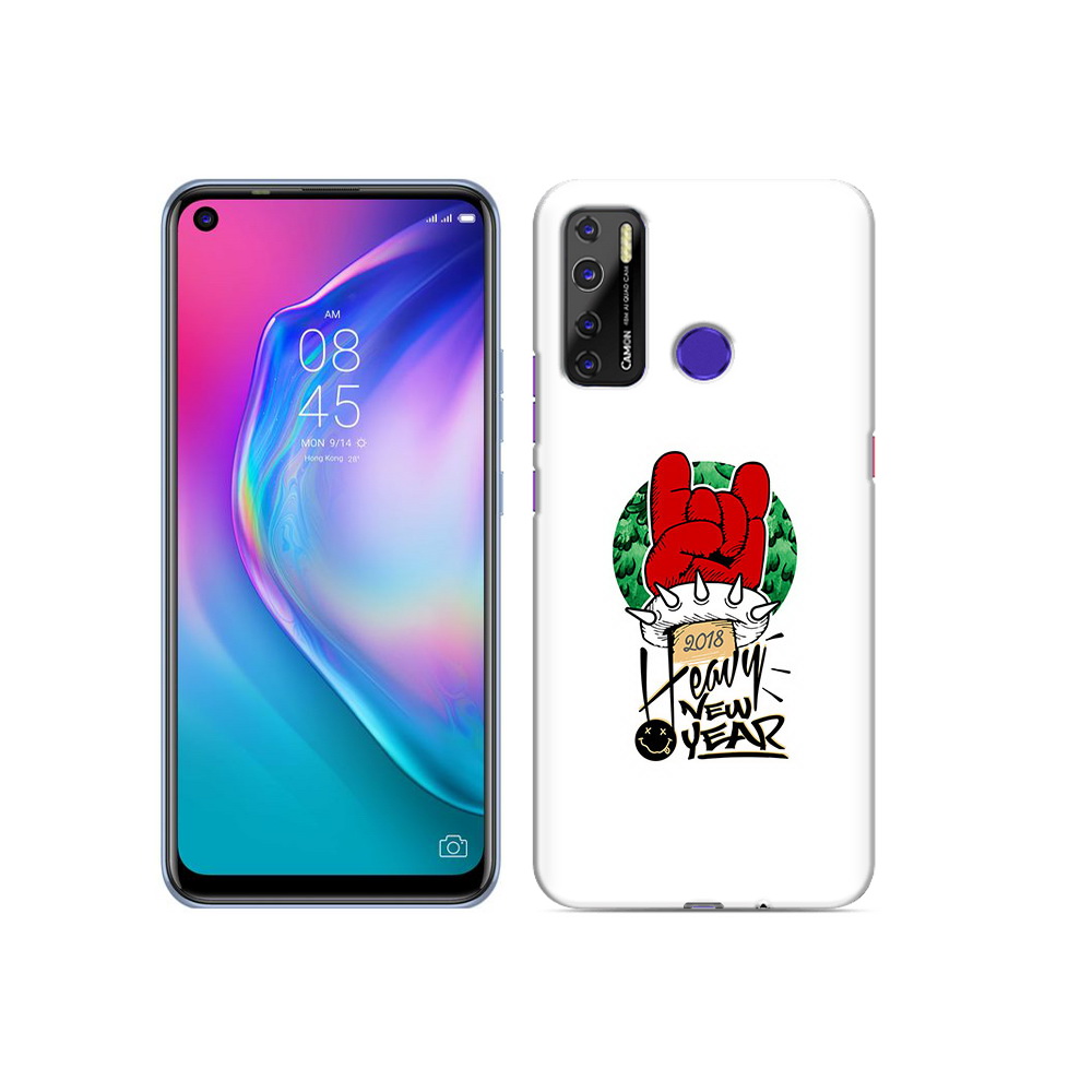 Чехол MyPads Tocco для Tecno Camon 15 Гангстер новый год