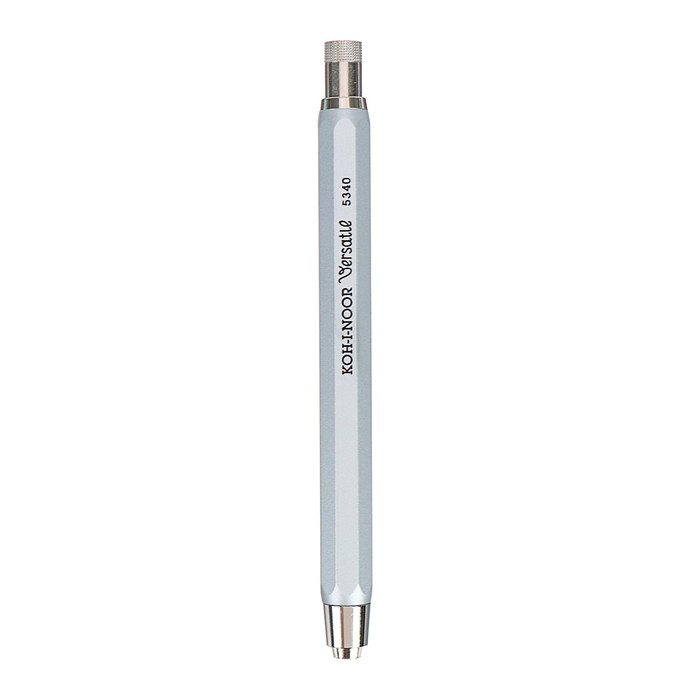

Карандаш цанговый 5.6 мм Koh-I-Noor 5340 Versatil, металл/пластик, серебряный корпус, Серебристый