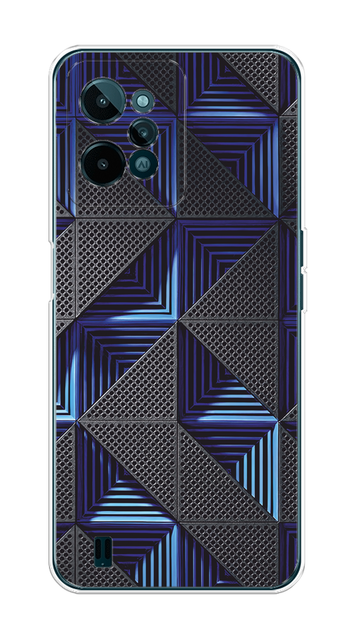 

Чехол на Realme C31 "IBM", Серый;синий, 259350-3