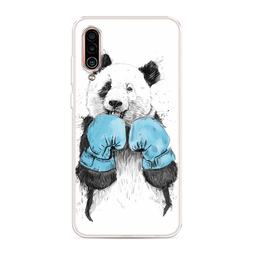 

Чехол на Meizu 16Xs "Панда боксер", Голубой;белый;серый, 73450-1