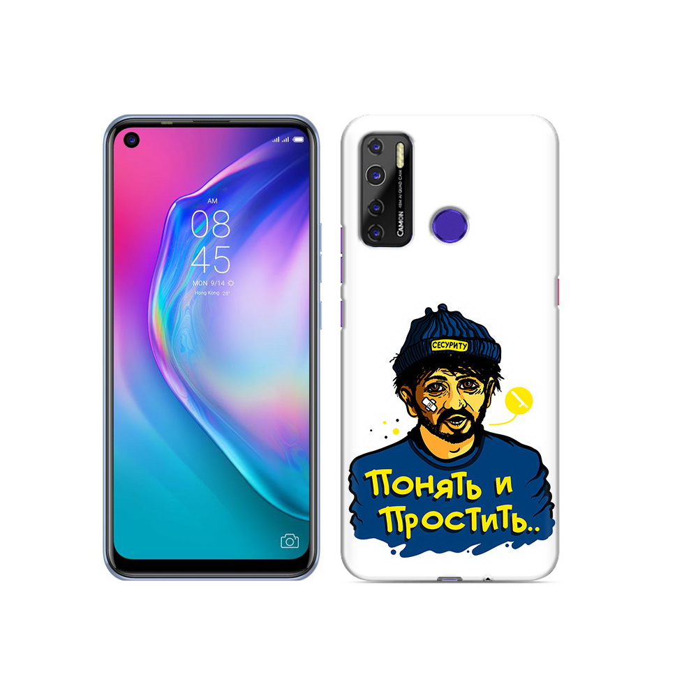 

Чехол MyPads Tocco для Tecno Camon 15 понять и простить, Прозрачный, Tocco