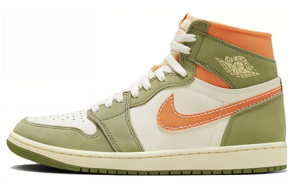 

Кеды унисекс Jordan Air Jordan 1 High OG Craft Celadon зеленые 41 EU, Зеленый, Air Jordan 1 High OG Craft Celadon