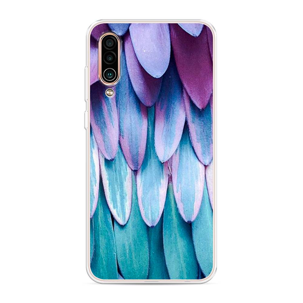 

Чехол на Meizu 16Xs "Синее перо", Фиолетовый;голубой, 73450-3