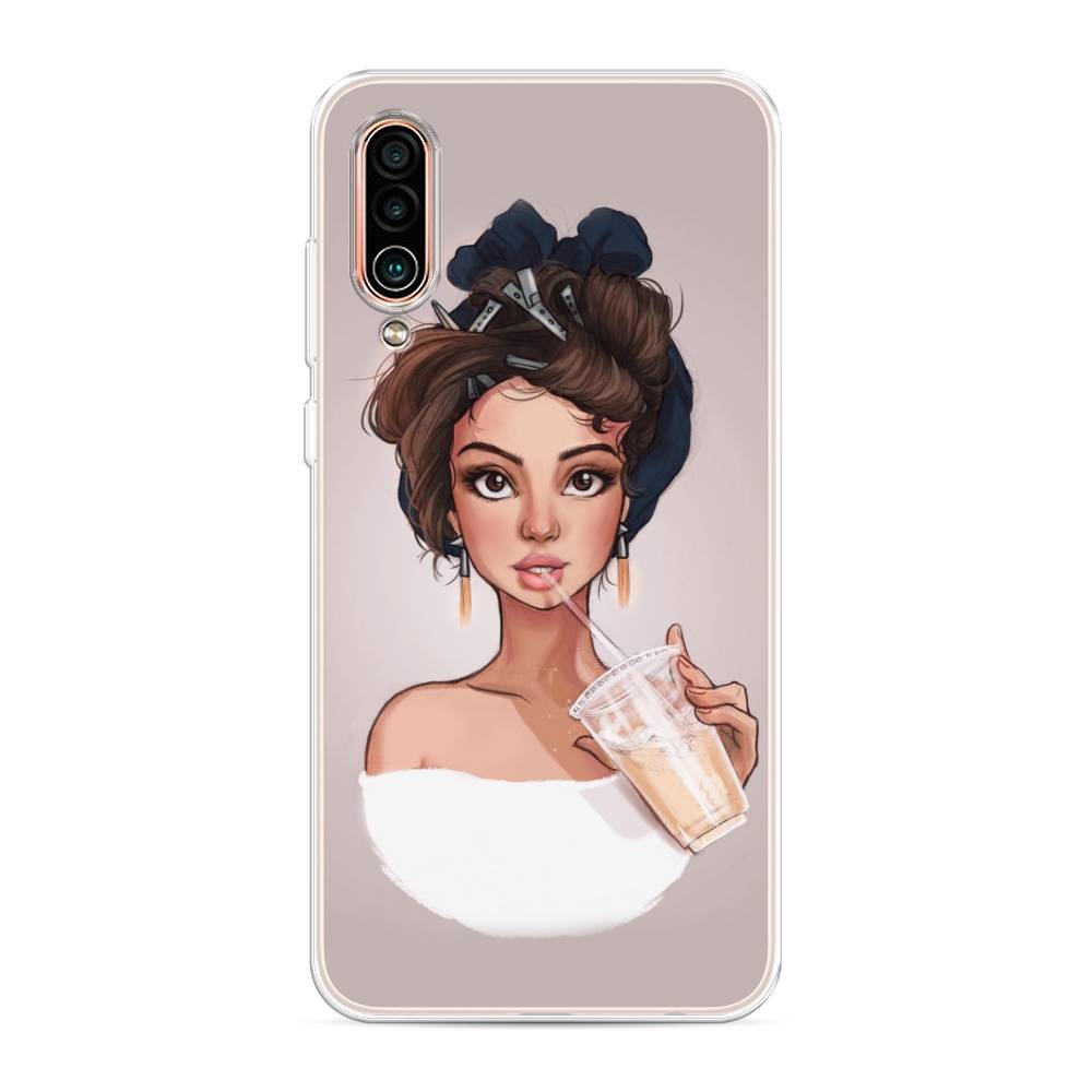 

Чехол на Meizu 16Xs "Девушка с фраппе", Серый, 73450-6
