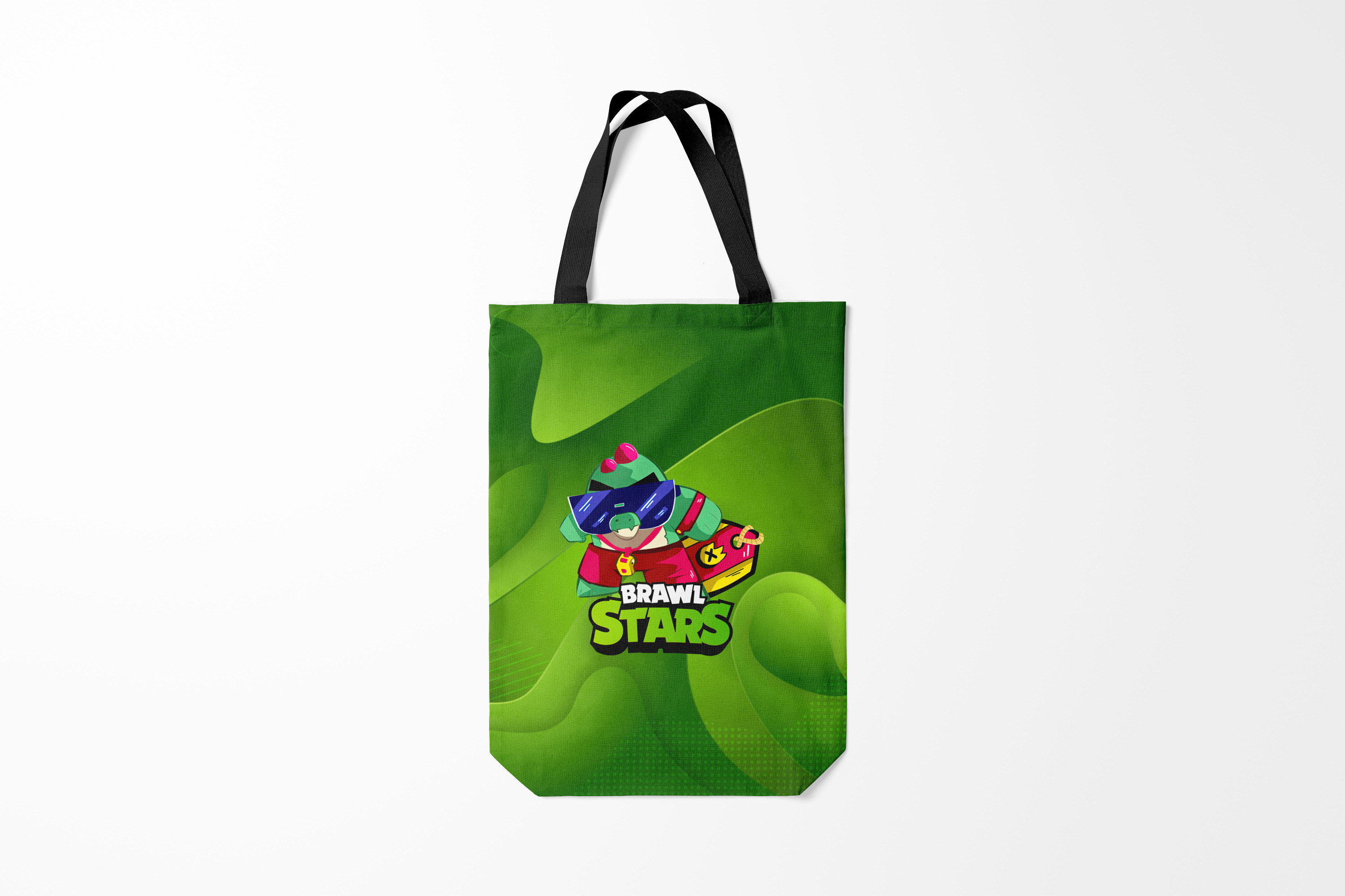 

Сумка шoппер унисекс Burnettie Brawl Stars Базз Buzz Green,, Brawl Stars Базз Buzz Green