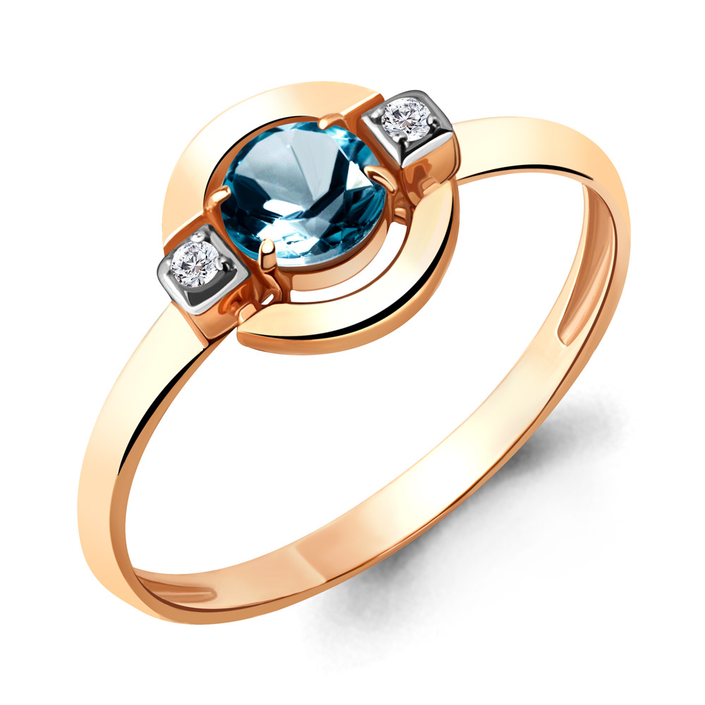

Кольцо из серебра р. , AQUAMARINE 6912208А_925_з, 6912208А_925_з