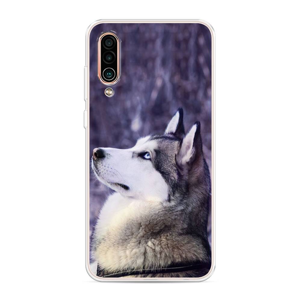 

Чехол на Meizu 16Xs "Хаски 1", Фиолетовый;белый, 73450-1