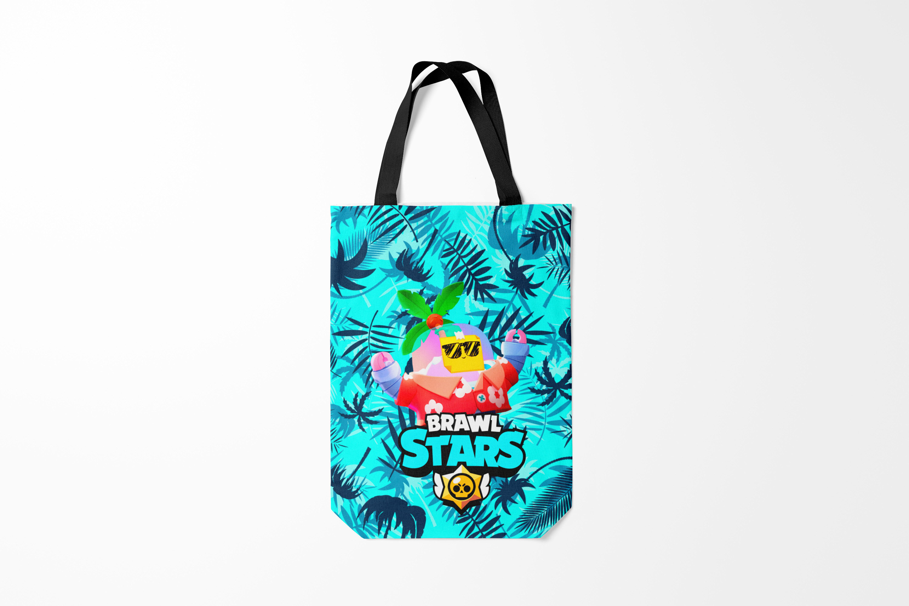 

Сумка шoппер унисекс Burnettie Brawl Stars TROPICAL SPROUT.,, Brawl Stars TROPICAL SPROUT.