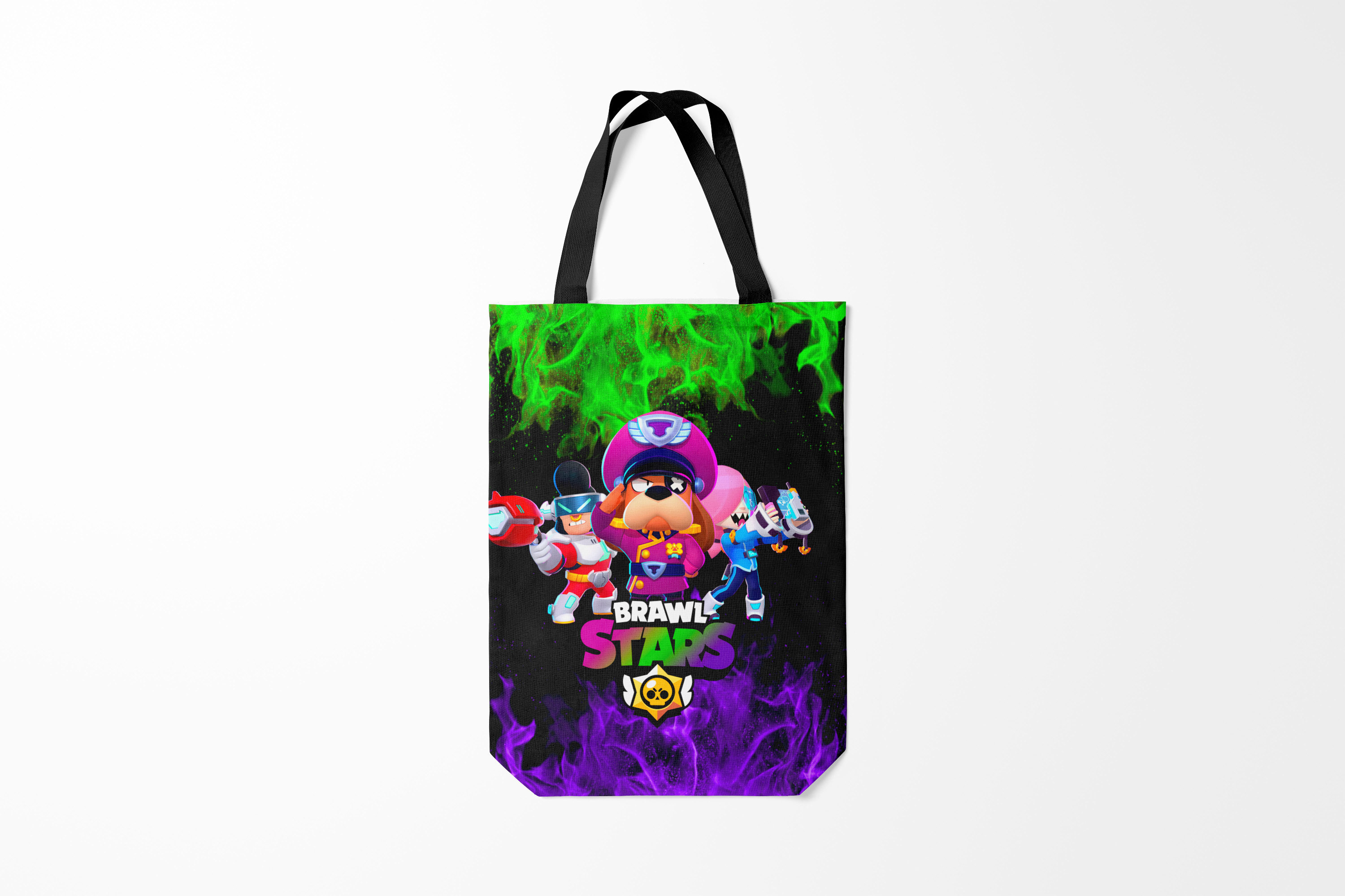 

Сумка шoппер унисекс Burnettie Brawl Stars the StarrForce,, Brawl Stars the StarrForce