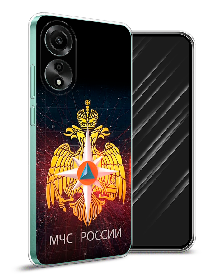 

Чехол Awog на Oppo A78 4G "МЧС России", Черный;желтый;красный, 2514750-1