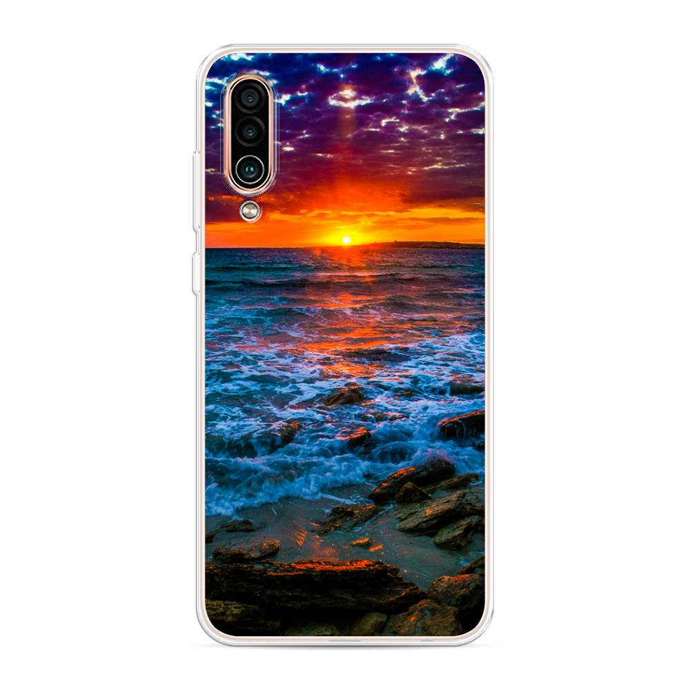 

Чехол на Meizu 16Xs "Закат 1", Оранжевый;синий, 73450-2