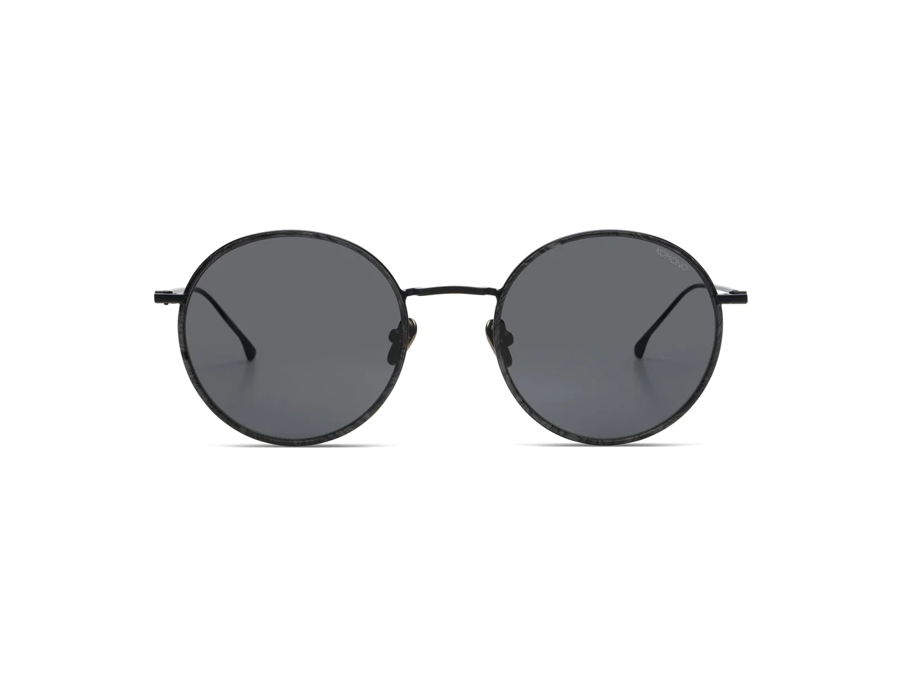 Солнцезащитные очки женские Yoko Black Marble серые Komono