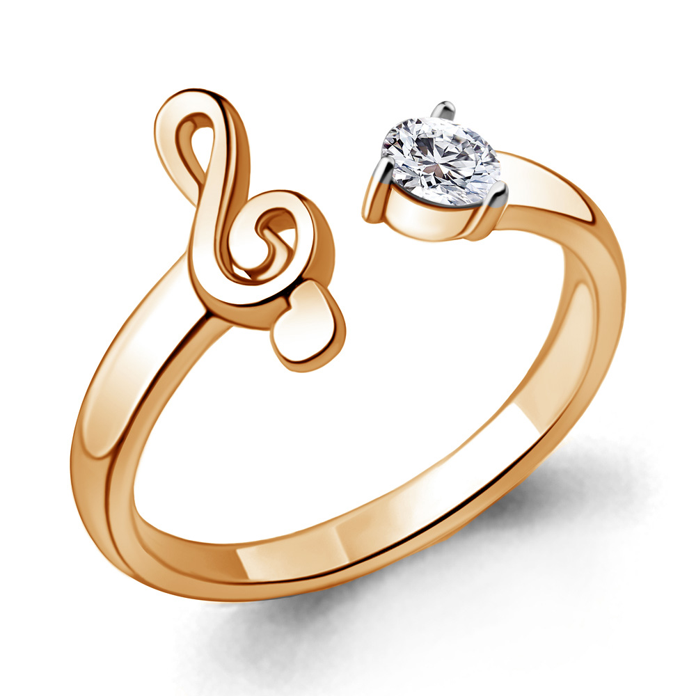 

Кольцо из серебра р.  AQUAMARINE 68680А_925_з, 68680А_925_з