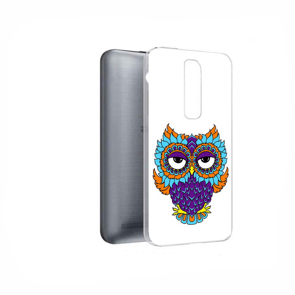 

Чехол MyPads Tocco для Asus ZenFone 2 Laser (ZE601KL) Цветная сова, Прозрачный, Tocco