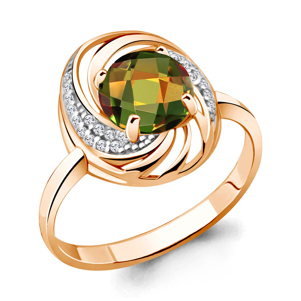 

Кольцо из серебра р. , AQUAMARINE 6536619А_925_з, 6536619А_925_з