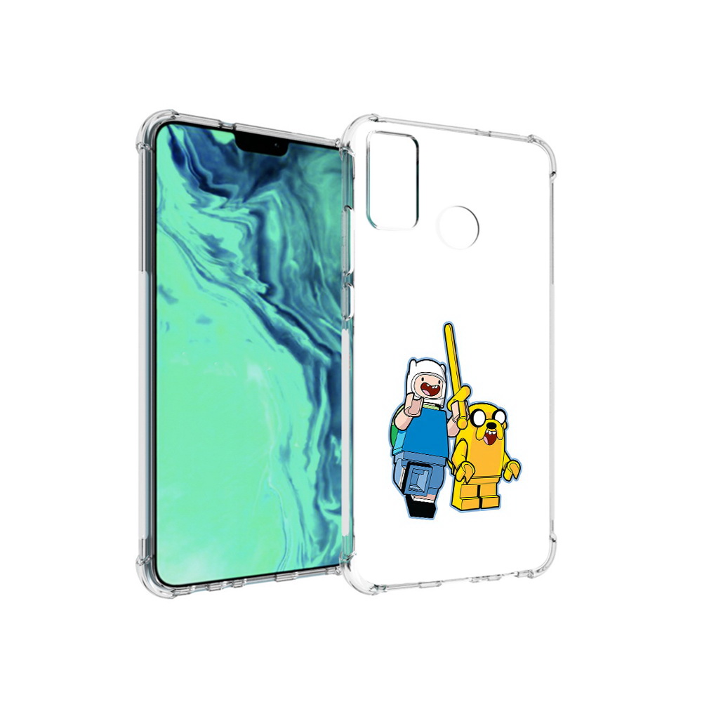 

Чехол MyPads Tocco для Huawei 9X Lite время приключений лего, Прозрачный, Tocco